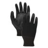 Boardwalk BWK0002910 Palm Coated Cut-Resistant HPPE Gloves - Black, XL (6-Pair)