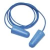 Boardwalk BWK00038 Metal-Detectable Polyurethane Corded Earplugs - Blue (200-Pair/Box)