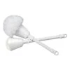 Boardwalk BWK00170EA Plastic 2 In. Cone Head Bowl Mop With 10 In. Handle - White