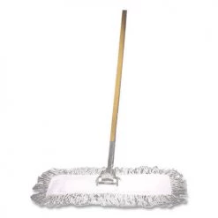 Boardwalk BWK1324 Industrial Hygrade 24 In. X 5 In. Cotton Dust Mop Head - White -Boardwalk Sales Shop bwkn1324 b