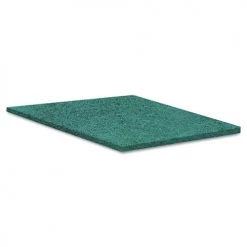 Boardwalk 96BWK GP Medium Duty 6 In. X 9 In. Scour Pads - Green (20-Piece/Carton)