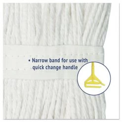 Boardwalk BWK2020CEA Cut-End Cotton Wet Mop Head - Size 20, White -Boardwalk Sales Shop bwkn2020c c