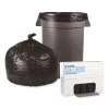 Boardwalk H6639MKKR01 33 In. X 39 In., 33 Gal., 0.5 Mil, Low-Density Waste Can Liners - Black (200/Carton)