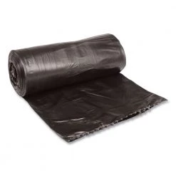Boardwalk H6639MKKR01 33 In. X 39 In., 33 Gal., 0.5 Mil, Low-Density Waste Can Liners - Black (200/Carton) -Boardwalk Sales Shop bwkn3339h b
