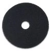 Boardwalk BWK4012BLA 12 In. Diameter Stripping Floor Pads - Black (5/Carton)