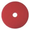 Boardwalk BWK4015RED 15 In. Buffing Floor Pads - Red (5-Piece/Carton)