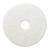 Boardwalk BWK4015WHI 15 In. Polishing Floor Pads - White (5-Piece/Carton)