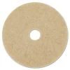 Boardwalk BWK4017NHE 17 In. Hog Hair Burnishing Pads - Natural (5-Piece/Carton)
