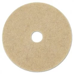 Boardwalk BWK4020NHE Natural Hog Hair 20 In. Diameter Burnishing Floor Pads (5-Piece/Carton)