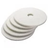 Boardwalk BWK4024WHI 24 In. Polishing Floor Pads - White (5/Carton)