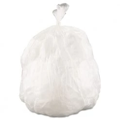 Boardwalk V8046MNKR02 45 Gallon 10 Microns 40 In. X 46 In. High-Density Can Liners - Natural (250/Carton) -Boardwalk Sales Shop bwkn404612 b