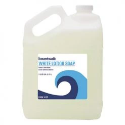 Boardwalk 1812-04-GCE00 1 Gal Mild Cleansing Lotion Liquid Soap - White, Cherry Scent (4/Carton)
