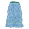Boardwalk BWK502BLNB Cotton/Synthetic Super Loop Wet Mop Head - Medium, Blue