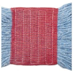 Boardwalk BWK503BLCT 5 In. Headband Super Loop Cotton/Synthetic Fiber Wet Mop Head - Blue, Large (12/Carton)