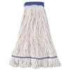 Boardwalk BWK504WH Super Loop Cotton/Synthetic Fiber 5 In. Headband Wet Mop Head - XL, White (12-Piece/Carton)