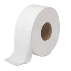 Boardwalk 6100B 3.5 In. X 1000 Ft. JRT Septic Safe 2-Ply Bath Tissue - Jumbo, White (12 Rolls/Carton)