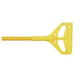 Boardwalk BWK620 60 In. Quick Change Side-Latch Plastic Mop Head Aluminum Handle - Yellow -Boardwalk Sales Shop bwkn620 b