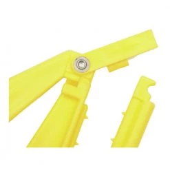 Boardwalk BWK620 60 In. Quick Change Side-Latch Plastic Mop Head Aluminum Handle - Yellow -Boardwalk Sales Shop bwkn620 d