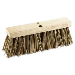 Boardwalk BWK71160 6.25 In. Brown Palmyra Fiber Bristle 16 In. Street Broom Head