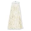 Boardwalk BWK716CCT Cut-End Lie-Flat Cotton 16 Oz. Wet Mop Heads - White (12/Carton)
