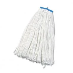 Boardwalk BWK724RCT Cut-End Rayon 24 Oz. Lie-Flat Wet Mop Heads - White (12/Carton)