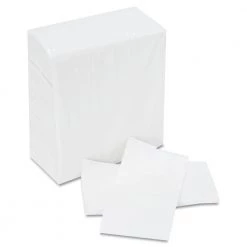 Boardwalk BWK8302 7 In. X 12 In. Tallfold Dispenser Napkins - White (500-Piece/Pack, 20 Packs/Carton)