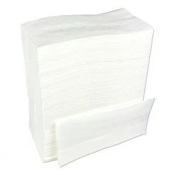 Boardwalk BWK8302 7 In. X 12 In. Tallfold Dispenser Napkins - White (500-Piece/Pack, 20 Packs/Carton) -Boardwalk Sales Shop bwkn8302 b