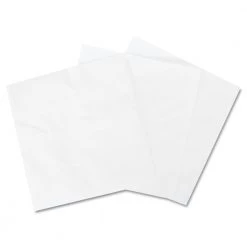 Boardwalk BWK8310 1-Ply 12 In. X 12 In. 1/4-Fold Lunch Napkins - White (6000-Piece/Carton)