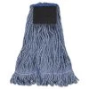 Boardwalk BWK903BL Mop Head, Loop-End, Cotton With Scrub Pad, Large (12/Carton)