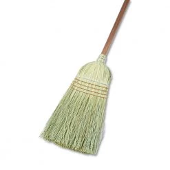 Boardwalk BWK932YEA 56 In. Yucca/Corn Fiber Bristle Warehouse Broom - Natural