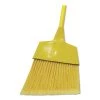 Boardwalk BWKBRMAXIL Poly Fiber Angled-Head Lobby Brooms With 55 In. Metal Handle - Yellow (12/Carton)