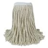 Boardwalk BWKCM20024 24 Oz. Banded Cotton Cut-End Mop Heads - White (12-Piece/Carton)