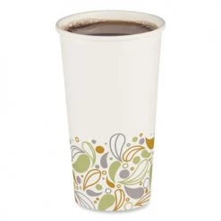 Boardwalk BWKDEER20HCUPOP Convenience Pack Paper Hot Cups, 20 Oz, Deerfield Print, 9 Cups/sleeve, 15 Sleeves/carton