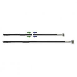 Boardwalk BWKFF1490 2-Piece Clip-On 1-1/2 In. X 59 Ft. Metal Dust Mop Handle Set (1/Carton)