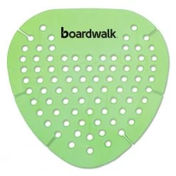 Boardwalk BWKGEMHMI Herbal Mint Fragrance Gem Urinal Screens - Green (12-Piece/Box)