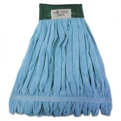 Boardwalk BWKMWTMBCT Looped-End Microfiber Wet Mop Head - Medium, Blue (12/Carton)