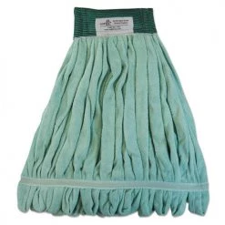 Boardwalk BWKMWTMG Microfiber Looped-End Wet Mop Head - Medium, Green