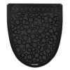 Boardwalk BWKUMBB Rubber 17-1/2 In. X 20 In.Urinal Mat 2.0 - Black/ Black (6/Carton)