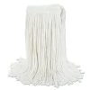Boardwalk BWKRM03024S Banded Rayon 24 Oz. Cut-End Mop Heads - White (12-Piece/Carton)