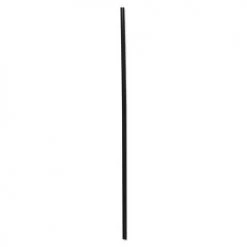 Boardwalk BWKSLSTUBL 8 In. Polypropylene Cocktail Straws - Black (5000/Carton)