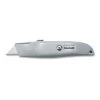 Boardwalk BWKUKNIFE45 Straight-Edged Metal Retractable Utility Knife - Gray