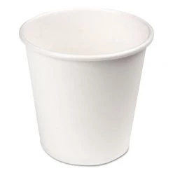 Boardwalk BWKWHT4HCUP 4 Oz. Paper Hot Cups - White (1000/Carton)